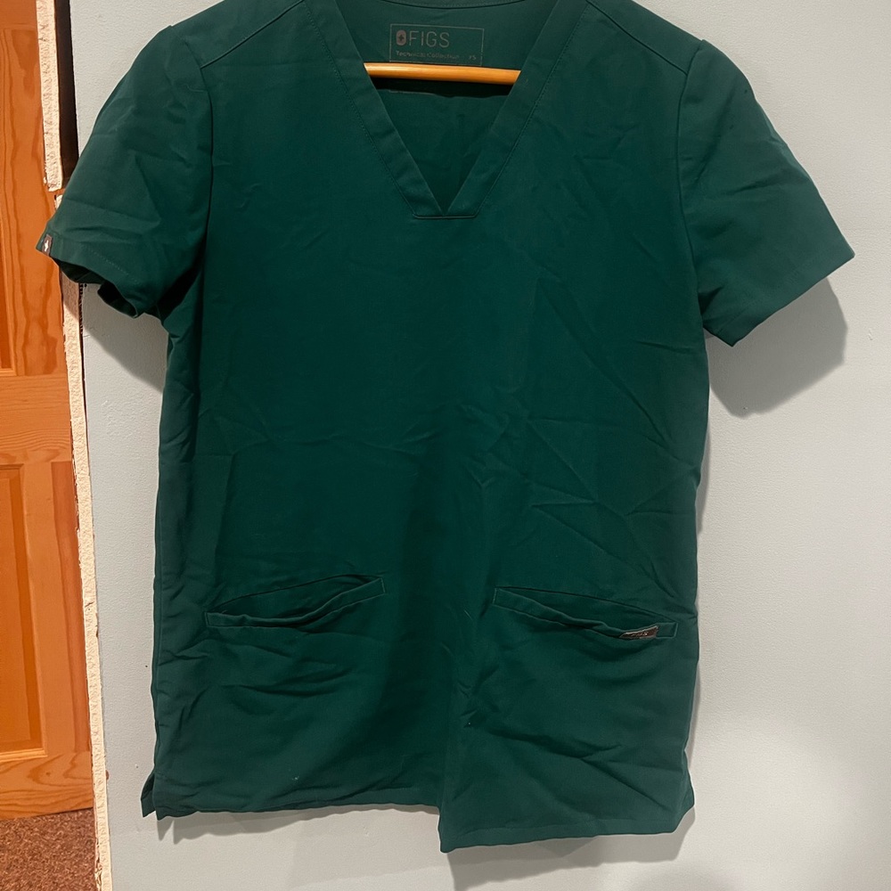 Womens Figs 3 Pocket Scrub Top